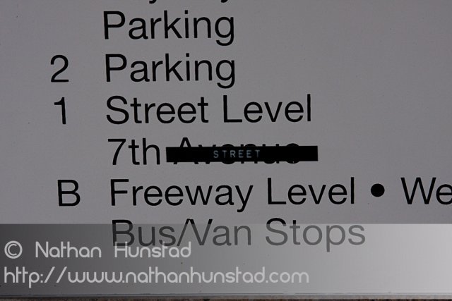 What do you do when you print the signs in an elevator wrong? Labelmaker to the rescue!